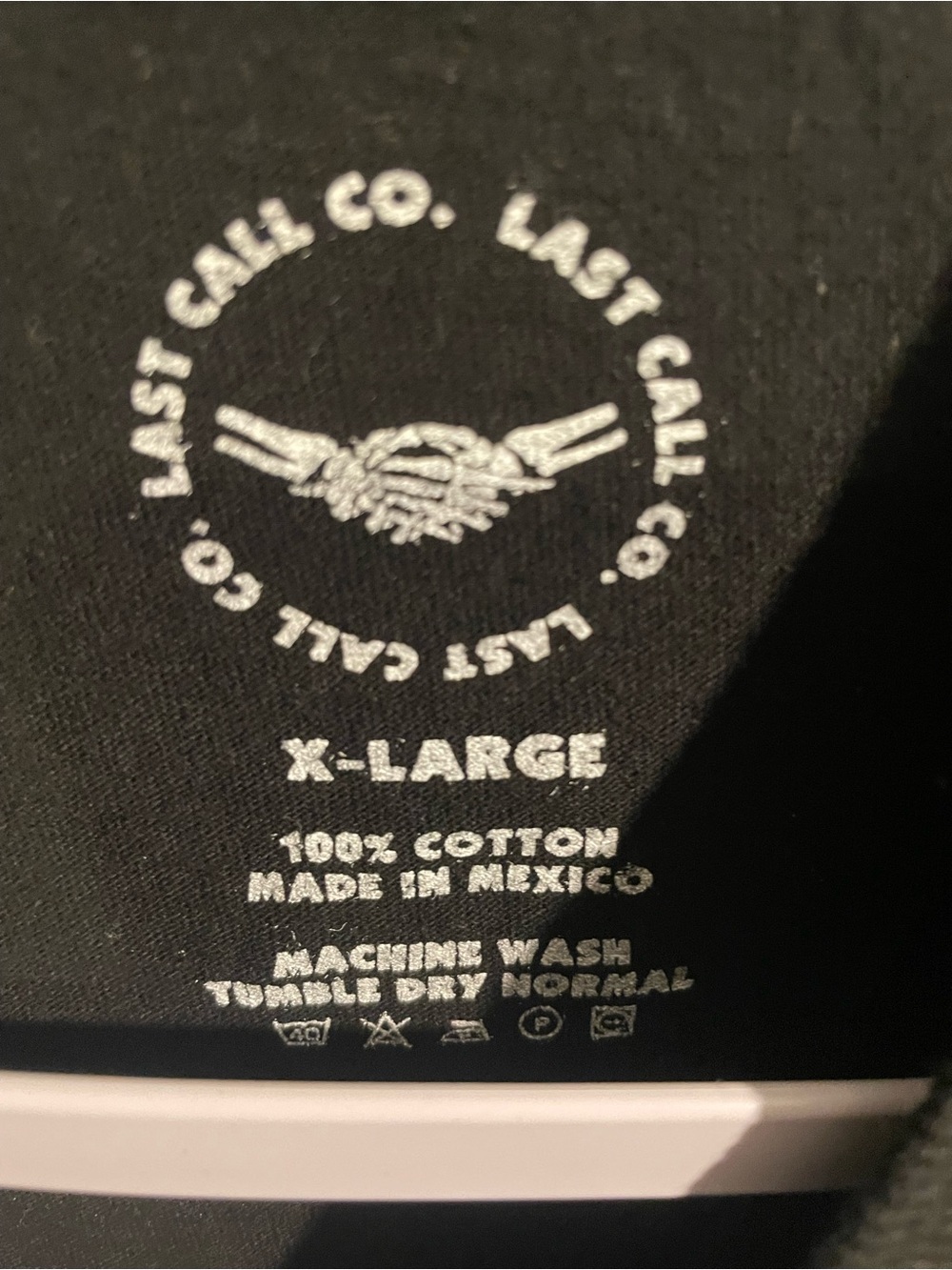 Black Logo Crewneck T-Shirt for Men - Picture 3 of 4